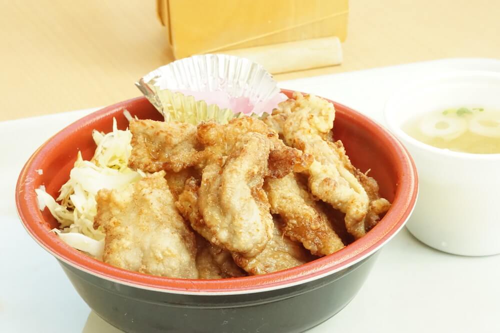 豊浦道の駅_豚ザンギ丼